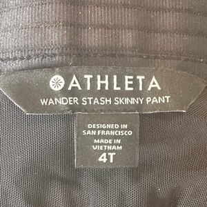 Athleta Black Wander Stash Pants